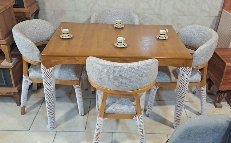 ست میز ناهار خوری 6 نفره مدل ژینا